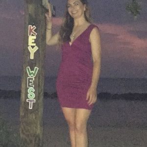 🔥 Lulus Purple Dress